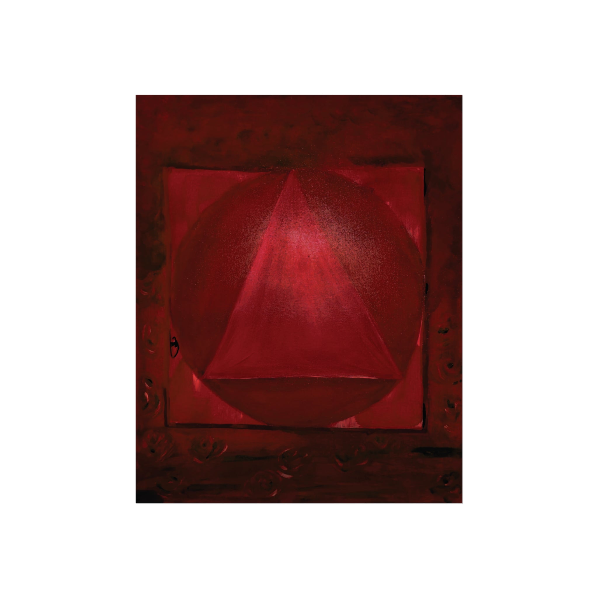 Print: claim, maintain, rais3 (red)