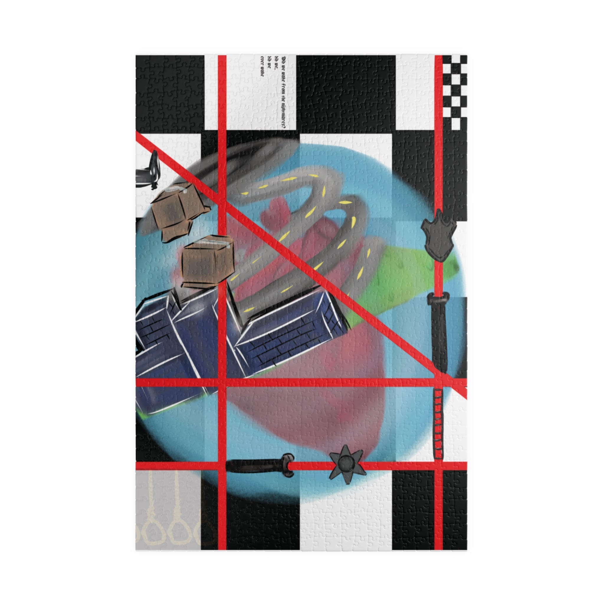 Puzzle: redlines (1014pcs)