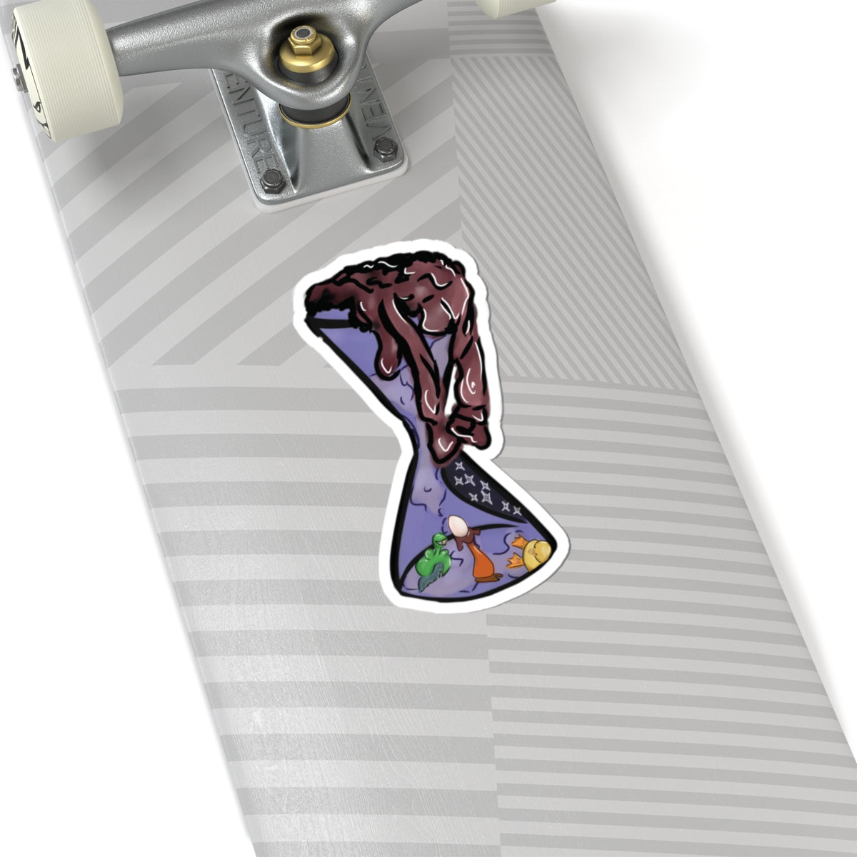 vinyl sticker: The Hourglass