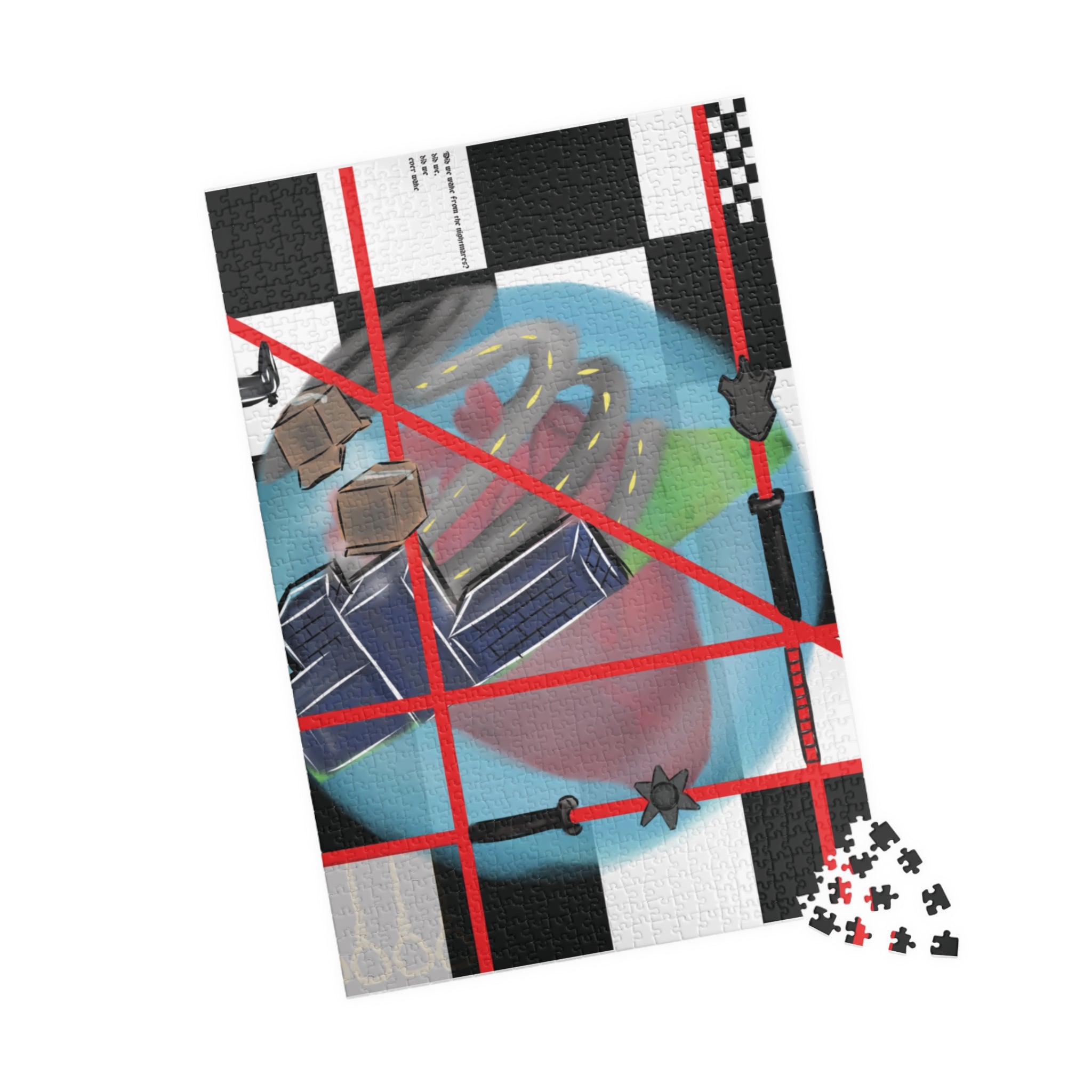 Puzzle: redlines (1014pcs)