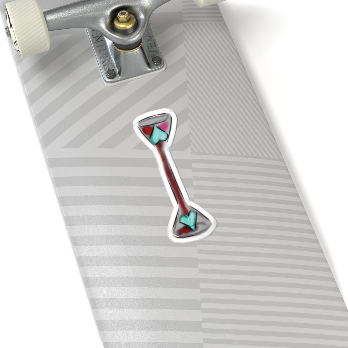 vinyl sticker: Heart Hourglass