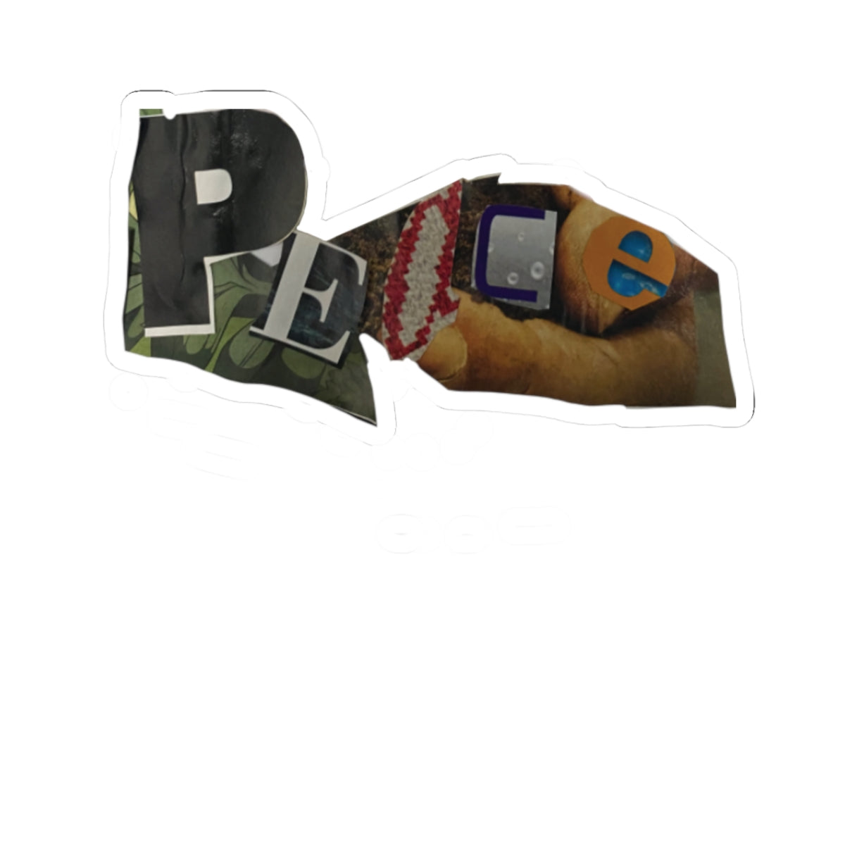 vinyl sticker: Peace